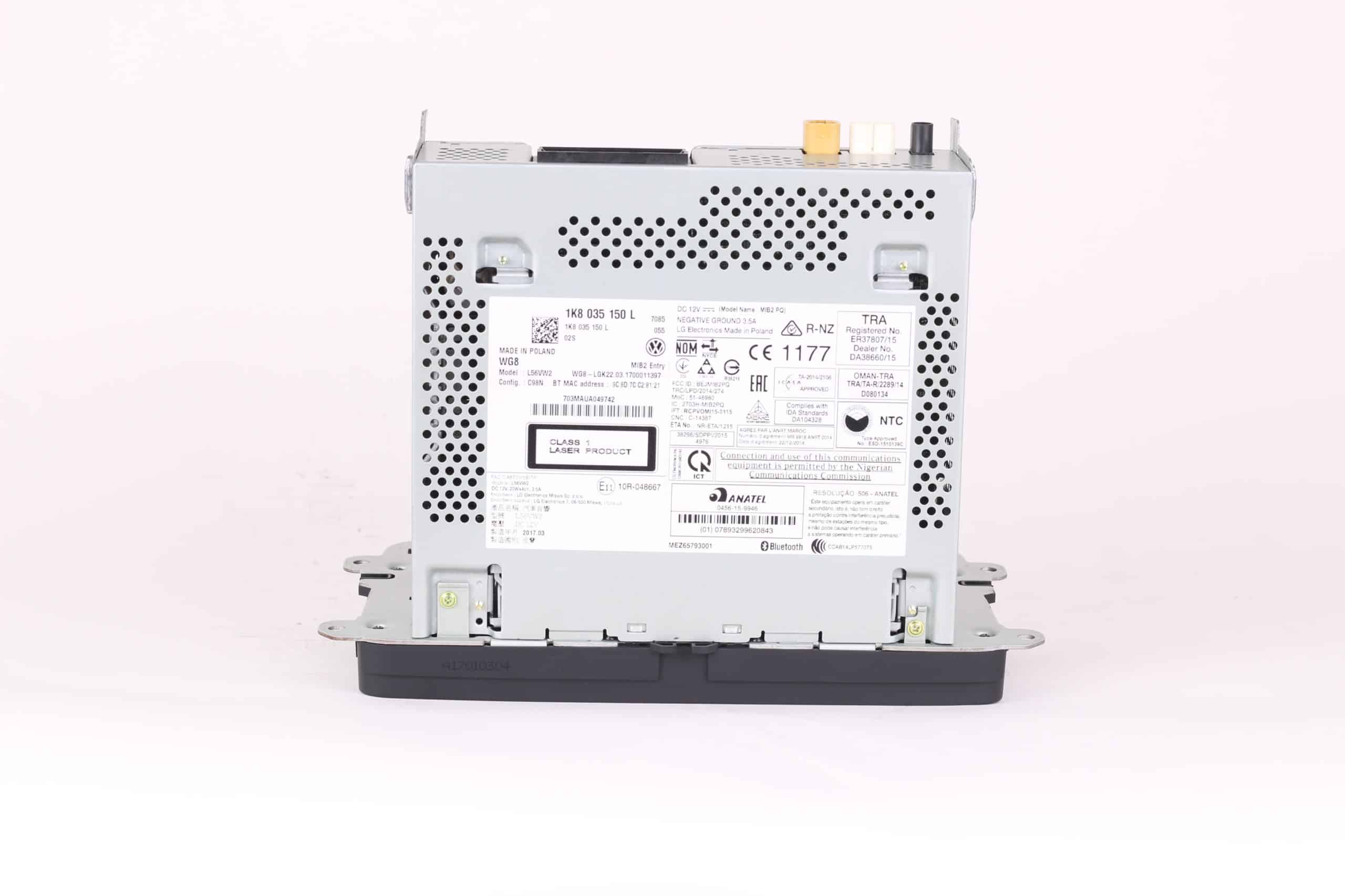 Autoradio radio/CD, SD, écran 5" - MIB2 PQ Entry | 1K8 035 150 L (1) - Imagen 2