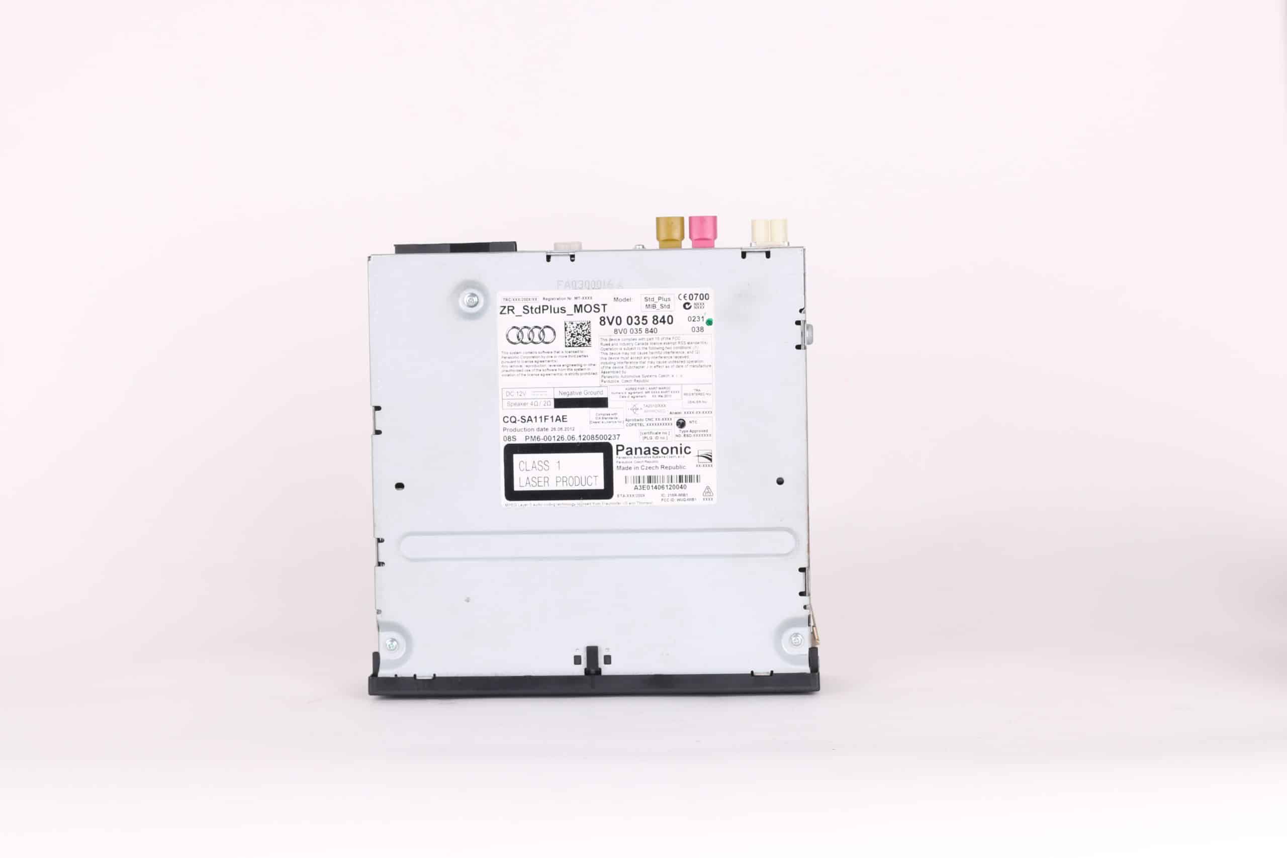 Système multimédia ZR_StdPlus_MOST | 8V0 035 840 - Imagem 5