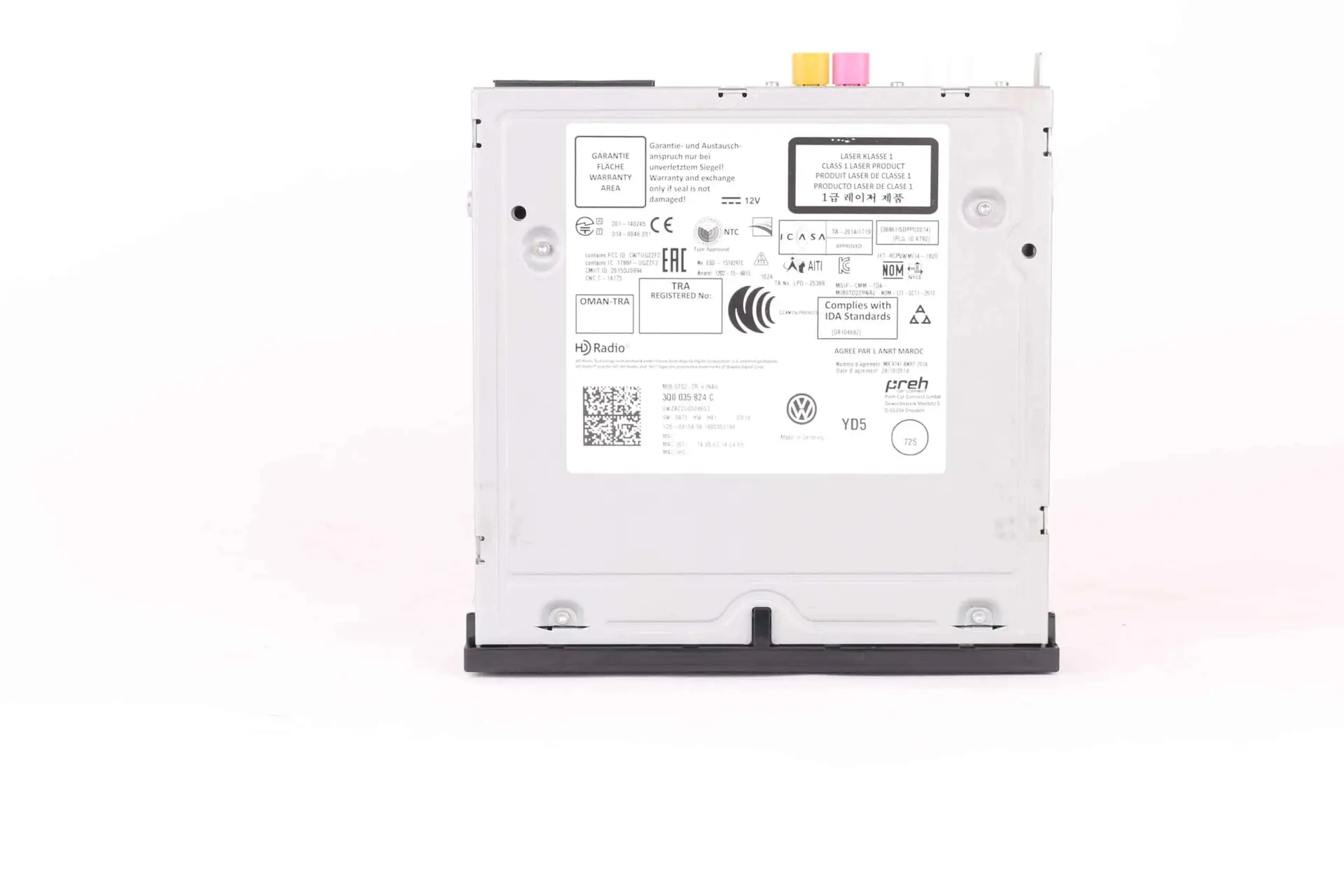 Calculateur MIB Std2 ZR | 3Q0 035 824 C (SW 0472)